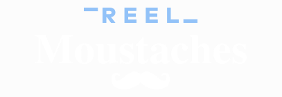 Reel Moustaches Title treatment