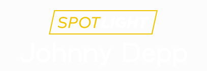 Spotlight: Johnny Depp title treatment